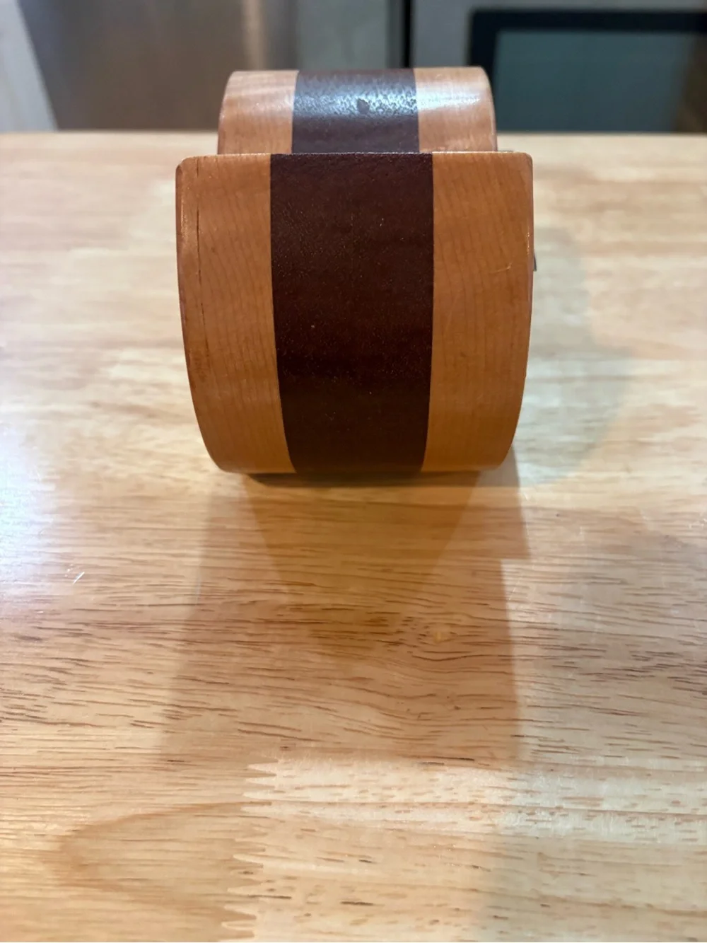 Handcrafted Two-Tone Wood Stacking Jewelry Box with Felt-Lined Drawers